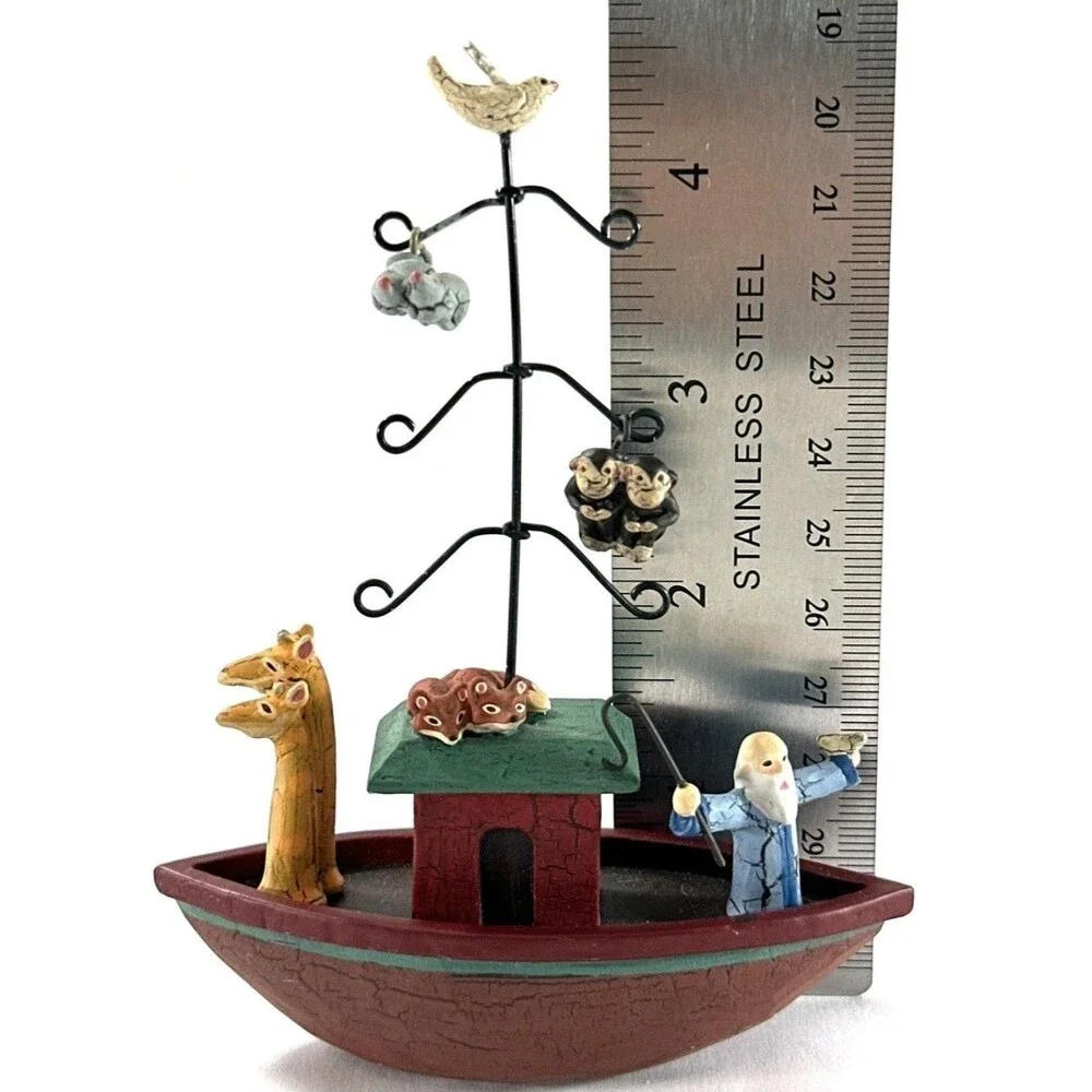 Hallmark Keepsake Ornament Noah’s Ark 2001 Joanne Eschrich Boxed Religious